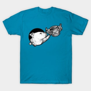 Bulldog Dream of Peanut Butter - Black Outlined Version T-Shirt